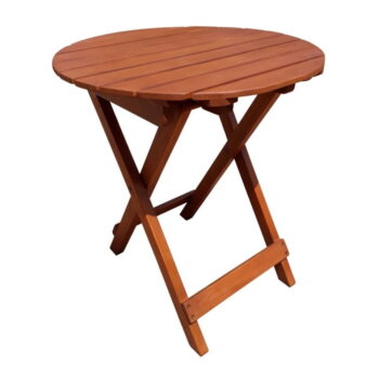Okrúhly záhradný jedálenský stôl ø 45 cm Hanford – Garden Pleasure - Image 2