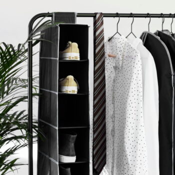 Textilný závesný organizér Compactor Garment So Black 9 Rack - Image 2
