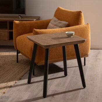 Odkladací stolík z jedlového dreva 58x58 cm Paul – Ixia – Obrázok 2