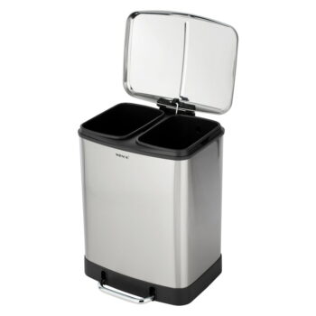Odpadkový kôš na triedený odpad z nerezovej ocele 24 l Studio Duo – Wenko - Image 4