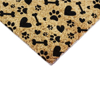Rohožka z kokosového vlákna 40x60 cm Paws and Bones – Artsy Doormats – Obrázok 11