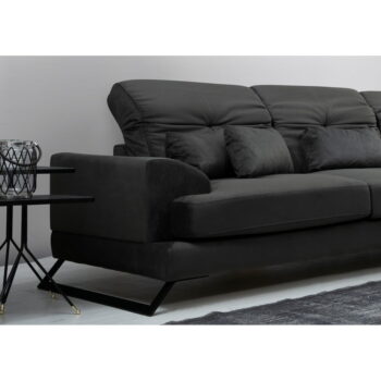 Tmavosivá rohová pohovka (pravý roh) Frido – Balcab Home - Image 4