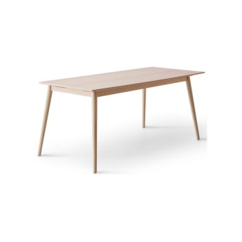 Rozkladací jedálenský stôl s doskou v dubovom dekore v prírodnej farbe 90x165 cm Meza – Hammel Furniture