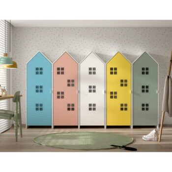 Detská šatníková skriňa 228x171,5 cm CASAMI BRUGES – Vipack – Obrázok 4