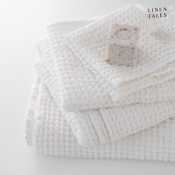 Biely uterák 50x70 cm Honeycomb - Linen Tales - Image 4