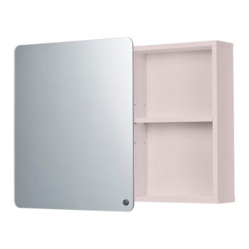 Ružová závesná/so zrkadlom kúpeľňová skrinka 80x58 cm Color Bath – Tom Tailor – Obrázok 2