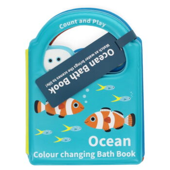 Interaktívna hračka Colour changing bath book Ocean – Rex London - Image 5