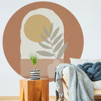 Samolepka na stenu 120x120 cm Sunrise and Olive Branch – Ambiance - Image 6