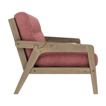 Ružová rozkladacia pohovka 190 cm Grab Carob – Karup Design - Image 3