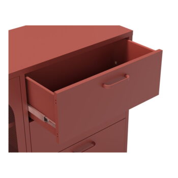 Komoda v tehlovej farbe 140x90 cm Diora – Marckeric - Image 7