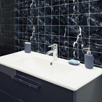 Súprava samolepiek na kachličky 24 ks 15x15 cm Marble Tiles Florencia - Ambiance - Image 4