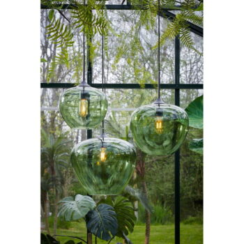 Zelené stropné svietidlo so skleneným tienidlom ø 30 cm Mayson - Light & Living - Image 2