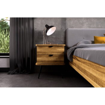 Nočný stolík z dubového dreva v prírodnej farbe Kula - The Beds - Image 5