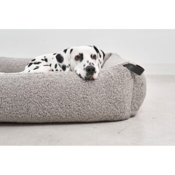 Sivý pelech pre psa z materiálu buklé 71x91 cm Senso Pebble M – MiaCara - Image 2