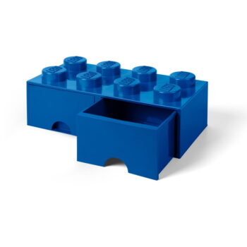 Tmavomodrý úložný box s dvoma zásuvkami LEGO® - Image 2