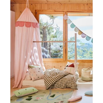 Svetloružový bavlnený baldachýn Carelene - Kave Home - Image 11