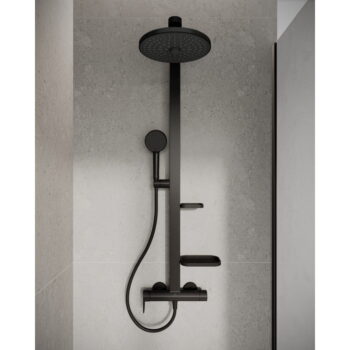 Matne čierna kovová sprchová súprava 111 cm ALU+ – Ideal Standard – Obrázok 4