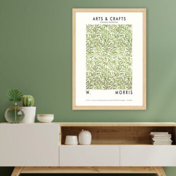 Plagát v ráme 55x75 cm William Morris – Wallity – Obrázok 2