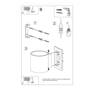 Biele nástenné svietidlo ø 10 cm Gino – Nice Lamps - Image 6