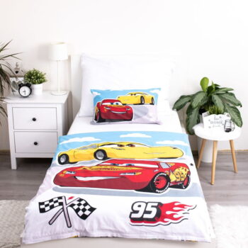Bavlnená detská obliečka do postieľky 100x135 cm Cars – Jerry Fabrics – Obrázok 2