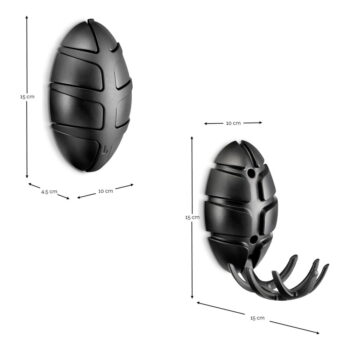 Svetloružový nástenný háčik Bug – Spinder Design - Image 8