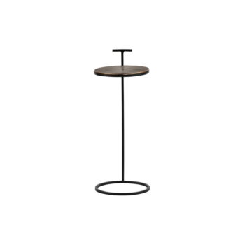 Kovový okrúhly odkladací stolík 26x26 cm Position – BePureHome – Obrázok 3