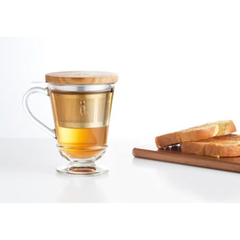 Sklenený hrnček so sitkom 270 ml Abeille – La Rochére - Image 3