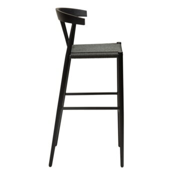 Čierna barová stolička DAN-FORM Denmark Sava, výška 102 cm - Image 5