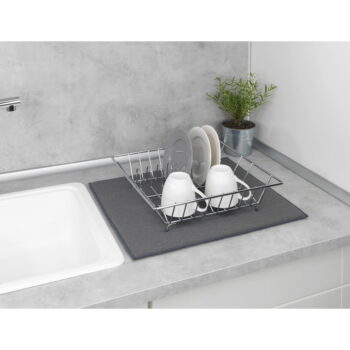 Sivá absorpčná podložka na umytý riad Wenko Miko – Obrázok 5