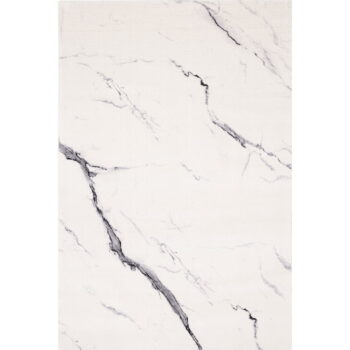 Krémovobiely vlnený koberec 133x180 cm Marble - Agnella