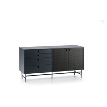 Čierno-modrá komoda Teulat Punto, šírka 150 cm - Image 4
