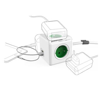 Rozbočovacia zásuvka PowerCube Extended USB – Cubenest - Image 2