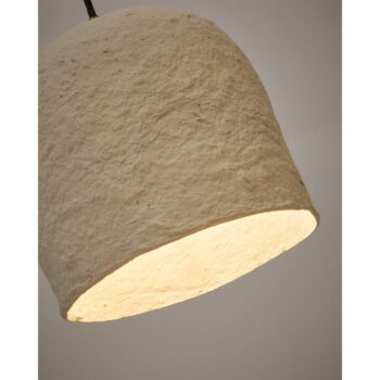 Biele závesné svietidlo ø 25 cm Calvia – Kave Home - Image 3