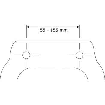 WC sedadlo s jednoduchým zatváraním Wenko Astera, 45,5 × 38 cm - Image 6