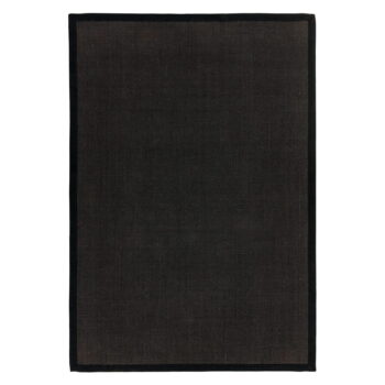Čierny koberec 180x120 cm Sisal - Asiatic Carpets