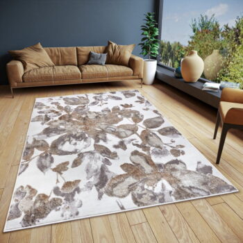 Sivo-hnedý koberec 200x280 cm Shine Floral – Hanse Home - Image 2