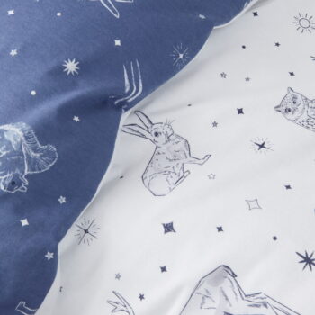 Flanelové detské obliečky do postieľky 120x150 cm Starlight Animals – Bianca - Image 4