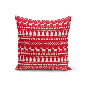 Súprava 4 vianočných obliečok na vankúš a behúň na stôl Minimalist Cushion Covers Christmas - Image 2