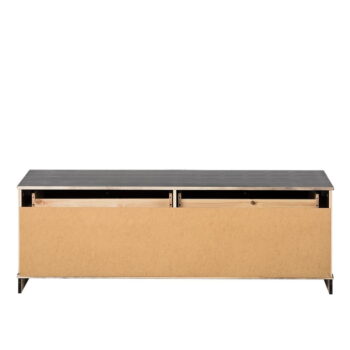 Tmavohnedý TV stolík z borovicového dreva 137x47 cm Anita – Støraa - Image 4