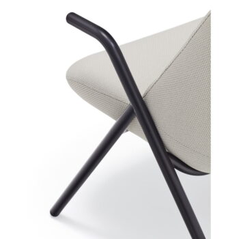Biele kreslo Teulat Dins, výška 114 cm - Image 8