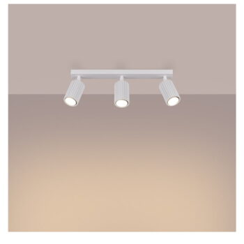 Biele stropné svietidlo 6,5x45 cm Gleam – Nice Lamps - Image 5