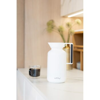 Biela termoska 1 l Lungo – Vialli Design - Image 3