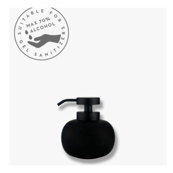 Čierny keramický dávkovač mydla 200 ml Lotus - Mette Ditmer Denmark – Obrázok 5