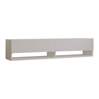 Biely TV stolík 141x31x30 cm Arges – Kalune Design - Image 3