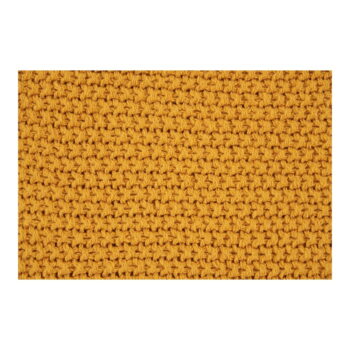 Žltá pletená deka z recyklovanej bavlny 130x170 cm Santos – House Nordic – Obrázok 3