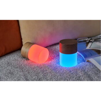 Stmievateľná stolová lampa v prírodnej farbe so skleneným tienidlom (výška 10,5 cm) Lemelia - Gingko – Obrázok 10