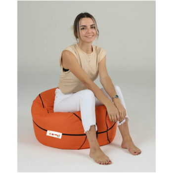 Oranžový detský sedací vak Basketball – Floriane Garden - Image 4