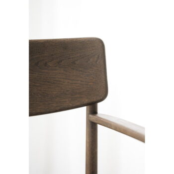 Tmavohnedá jedálenská stolička z dubového dreva Maidstone – Rowico – Obrázok 7