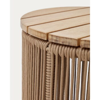 Okrúhly záhradný odkladací stolík ø 40 cm Mesa – Kave Home – Obrázok 4