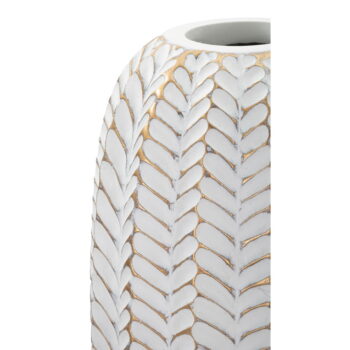 Biela váza z polyresínu (výška  67 cm) Resina – Mauro Ferretti – Obrázok 5
